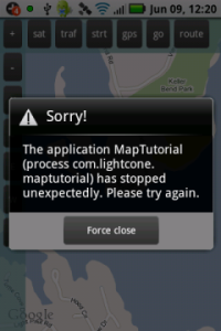 Fix Force Close Android Apps Error - 3