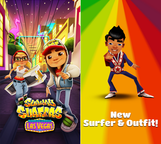 Subway Surfers Las Vegas em Jogos na Internet