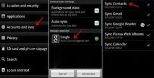 fix sync error of Google accounts in android smartphone 5