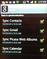 fix sync error of Google accounts in android smartphone 6