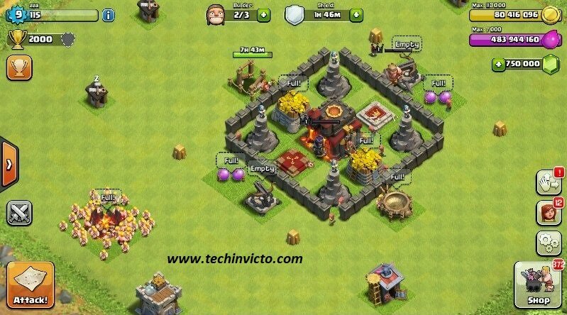 Clash of Clans 10.134.12 Unlimited Mod Hack APK 2018 - 4