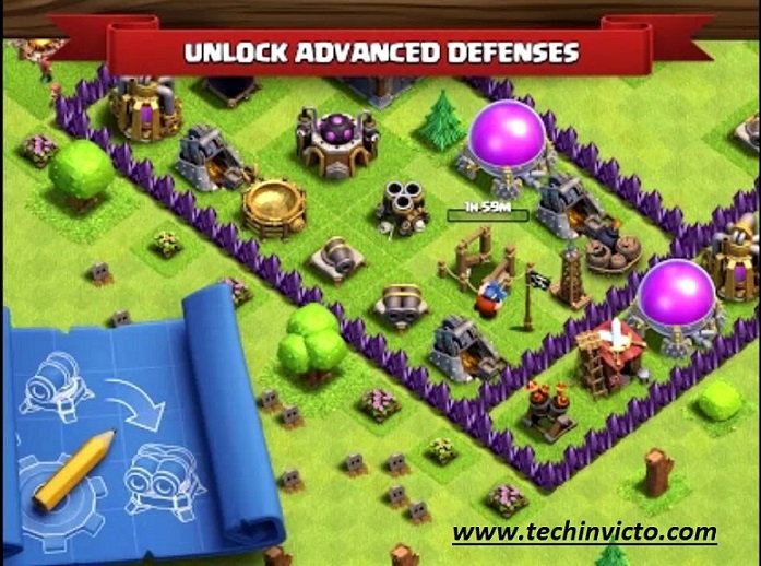 Download Clash of Clans v10.134.6 Mod APK Unlimited Gems & Money - 02