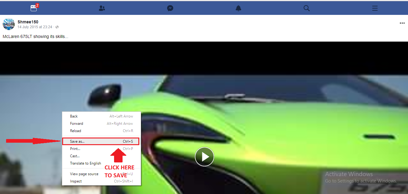 How to Download Facebook Videos on Your Computer - All Browsers - 03