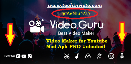 Video Guru – Video Maker for Youtube Mod Apk PRO Unlocked - 01