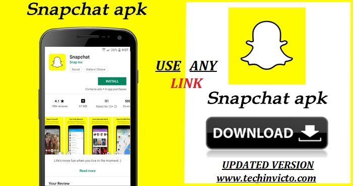 snapchat download apk ios